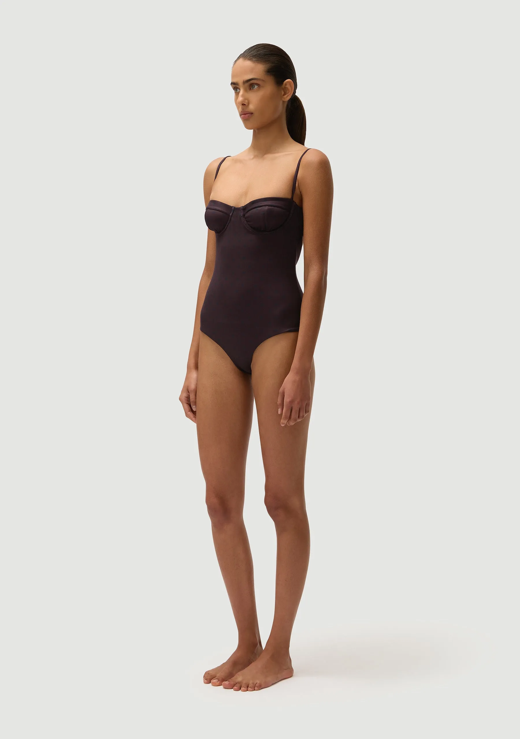Dolce Full Piece | Wine Polka Noir sold by Fella product image thumbnail 3
