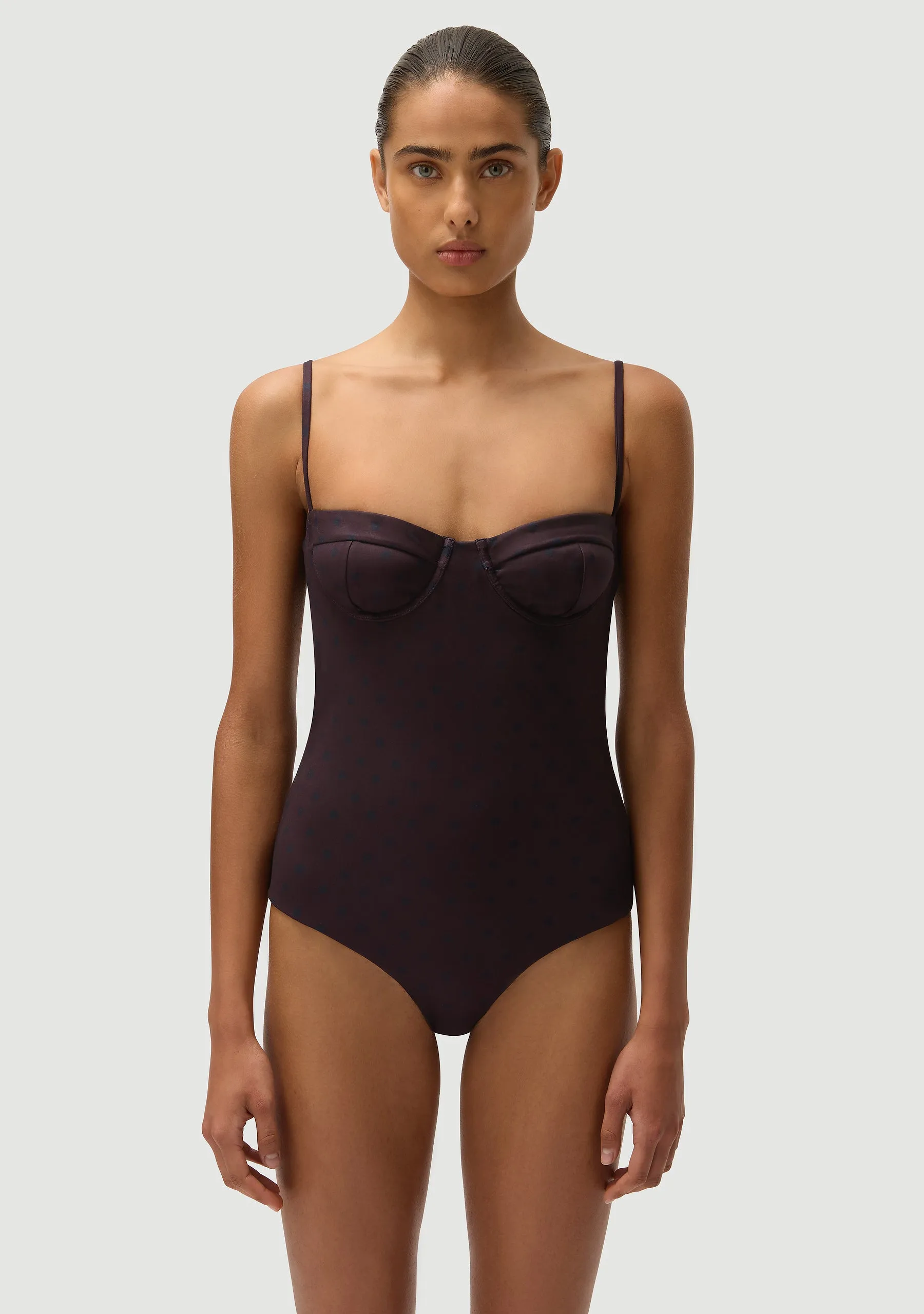 Dolce Full Piece | Wine Polka Noir sold by Fella product image thumbnail 4