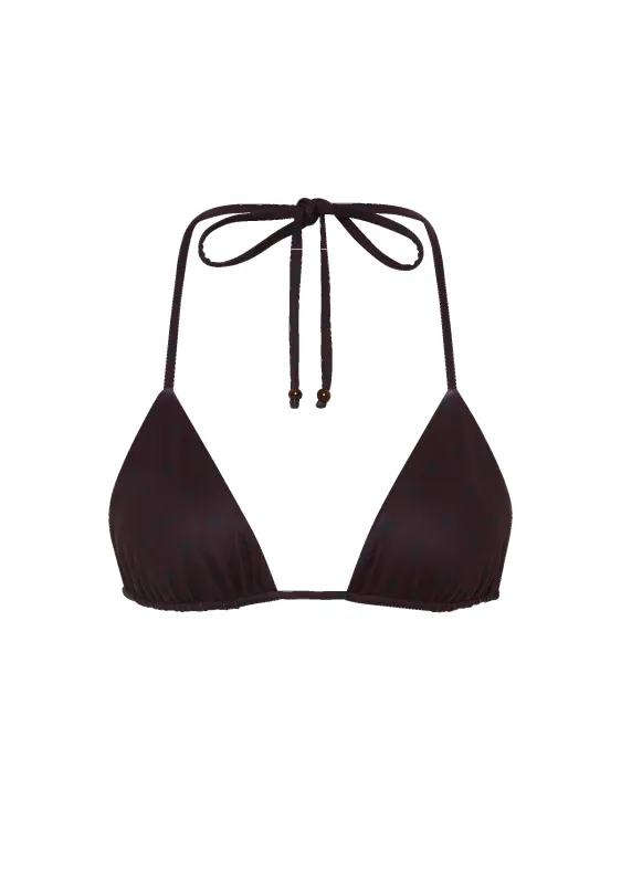 Arnie Top | Wine Polka Noir made by Fella
