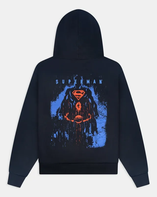 Superman™ & The Daily Planet™ Heavy Fleece Pullover Hoodie sold by Spirit Jersey