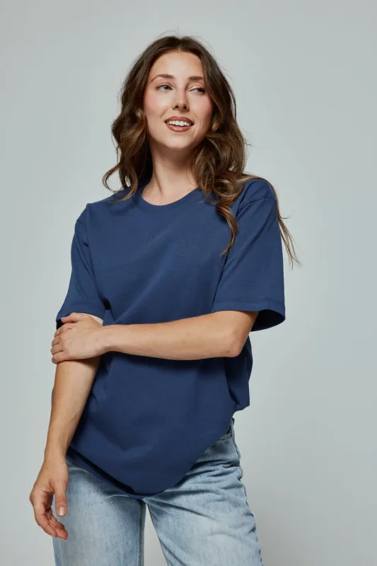 Everyday Short Sleeve Basic Tee in Moonlight made by Spirit Jersey