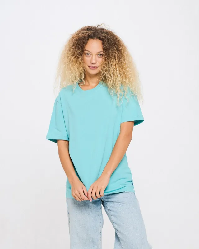 Everyday Short Sleeve Basic Tee in Sea Spray made by Spirit Jersey