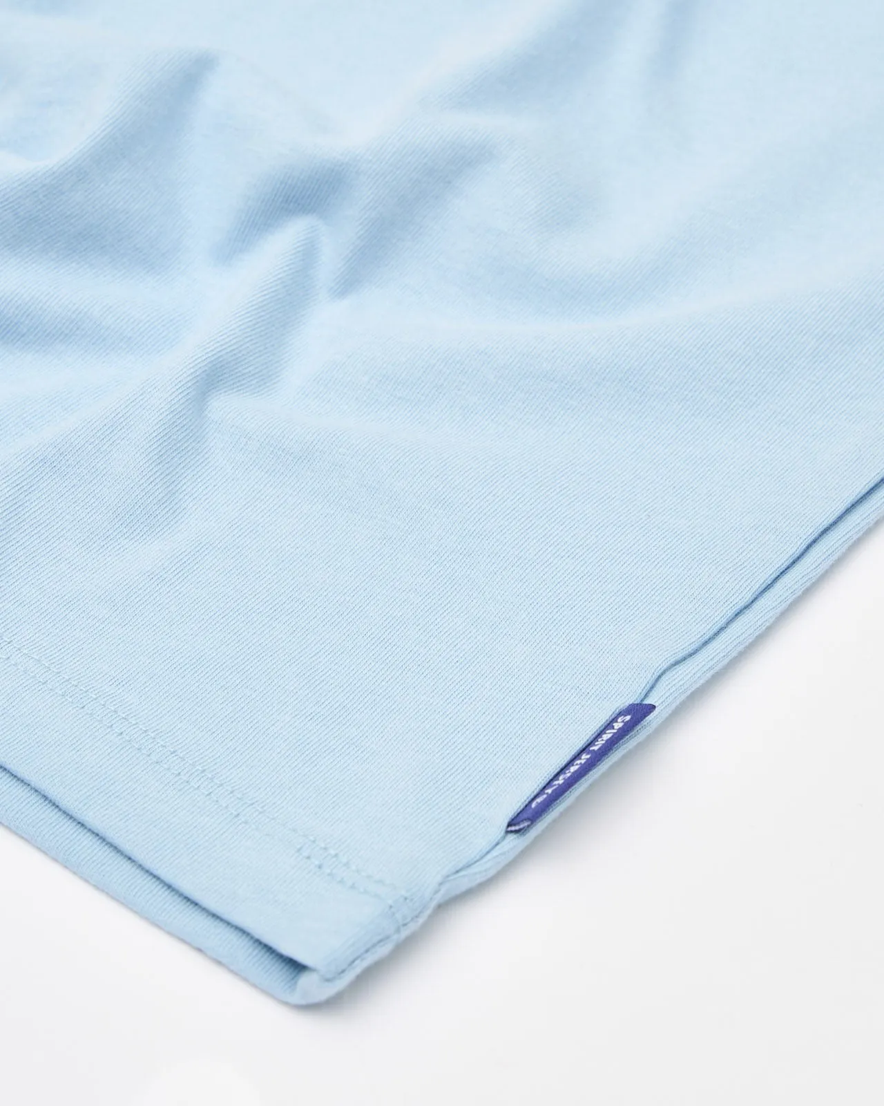 Everyday Short Sleeve Basic Tee in Ice Blue sold by Spirit Jersey product image thumbnail 4