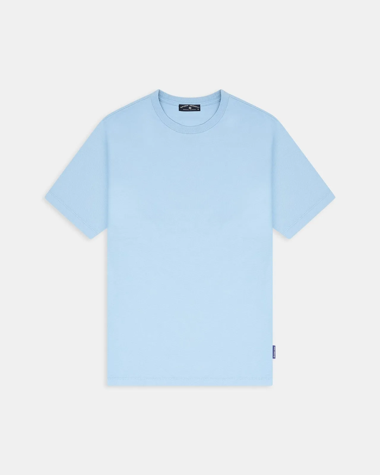 Everyday Short Sleeve Basic Tee in Ice Blue sold by Spirit Jersey product image thumbnail 2