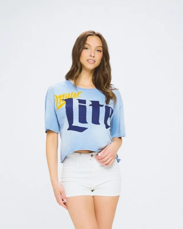 Miller Lite® Cropped Short Sleeve Spirit Jersey® sold by Spirit Jersey