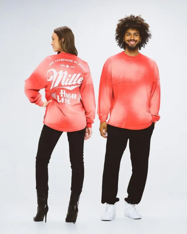 Miller High Life® Spirit Jersey® in Vintage Red sold by Spirit Jersey