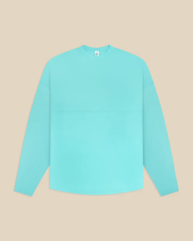 Sea Spray Aqua Rash Guard UPF 50 Swim Shirt Spirit Jersey® sold by Spirit Jersey