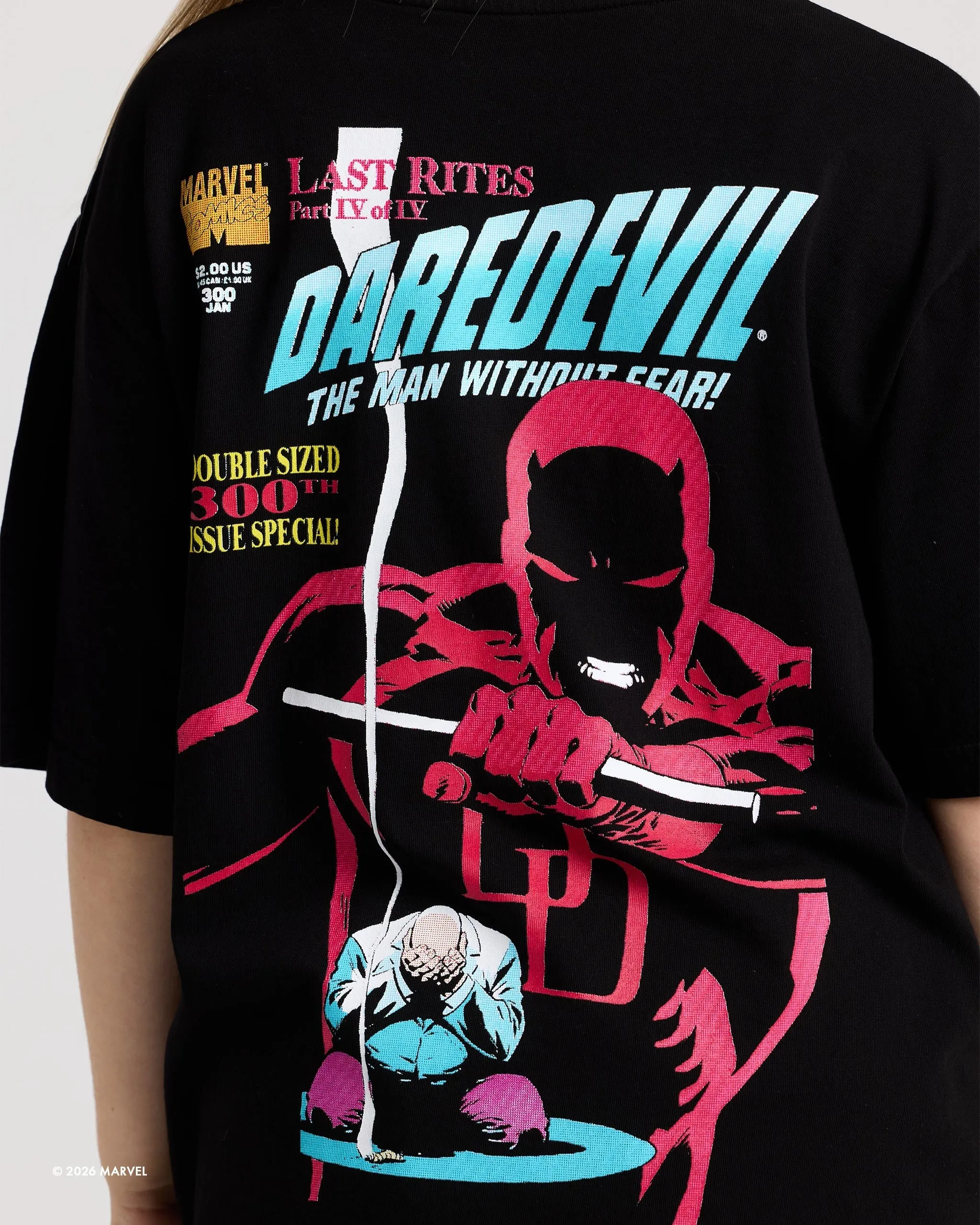 Marvel Daredevil 300th Issue Relaxed Tee sold by Spirit Jersey product image thumbnail 2