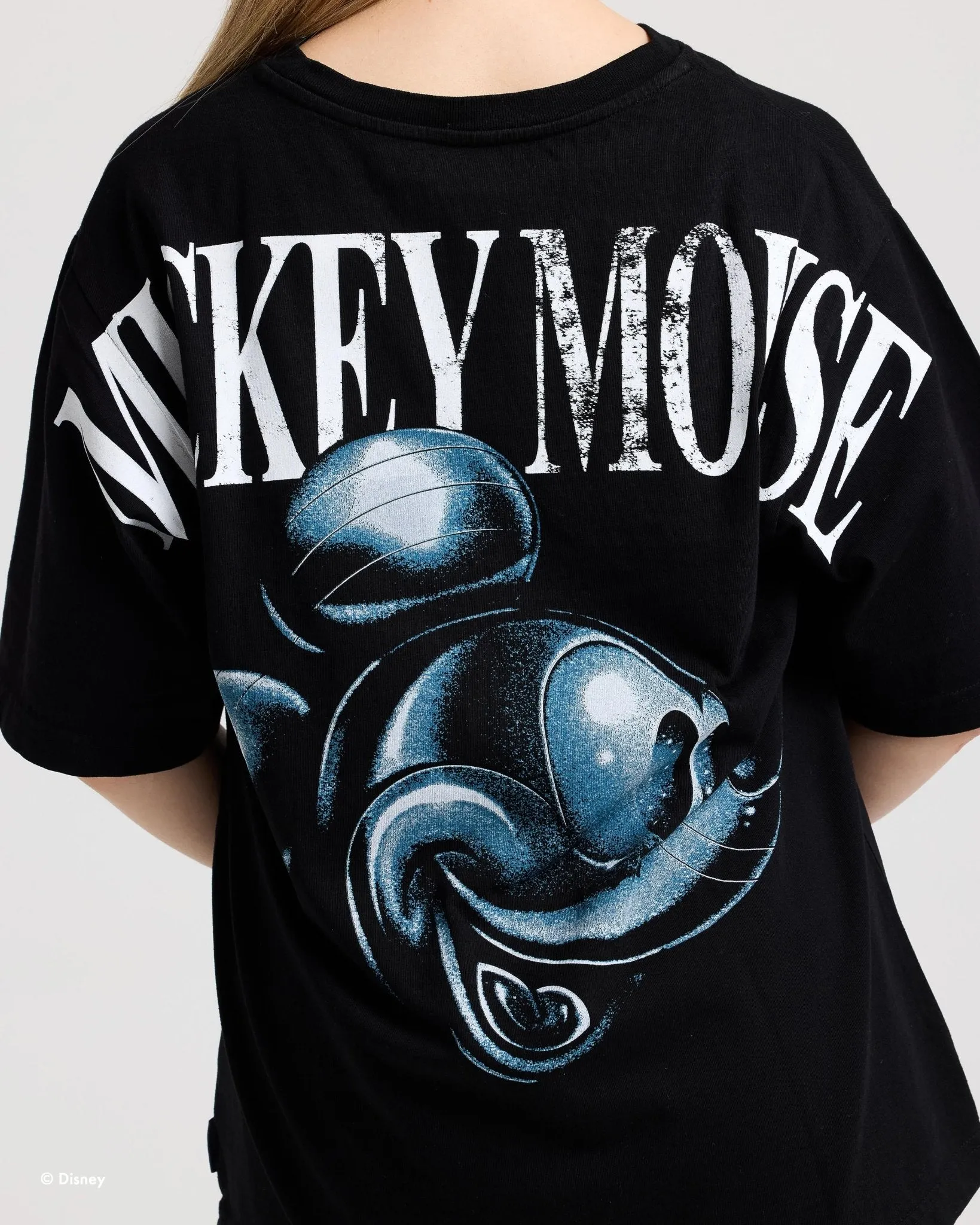 Disney's Mickey Mouse™ CHROME Overprint Relaxed Tee sold by Spirit Jersey product image thumbnail 3