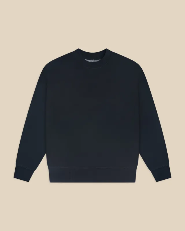 Sustainable Fleece Crew Neck Pullover Sweatshirt made by Spirit Jersey