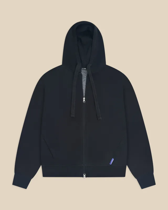 Sustainable Fleece Bubble Zip Hoodie made by Spirit Jersey