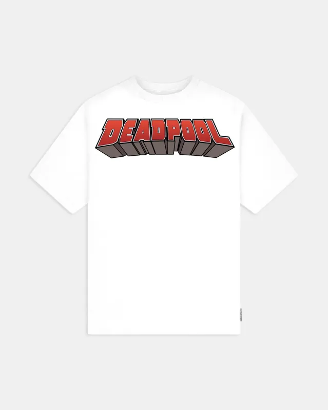 Marvel Deadpool Relaxed Logo Tee made by Spirit Jersey
