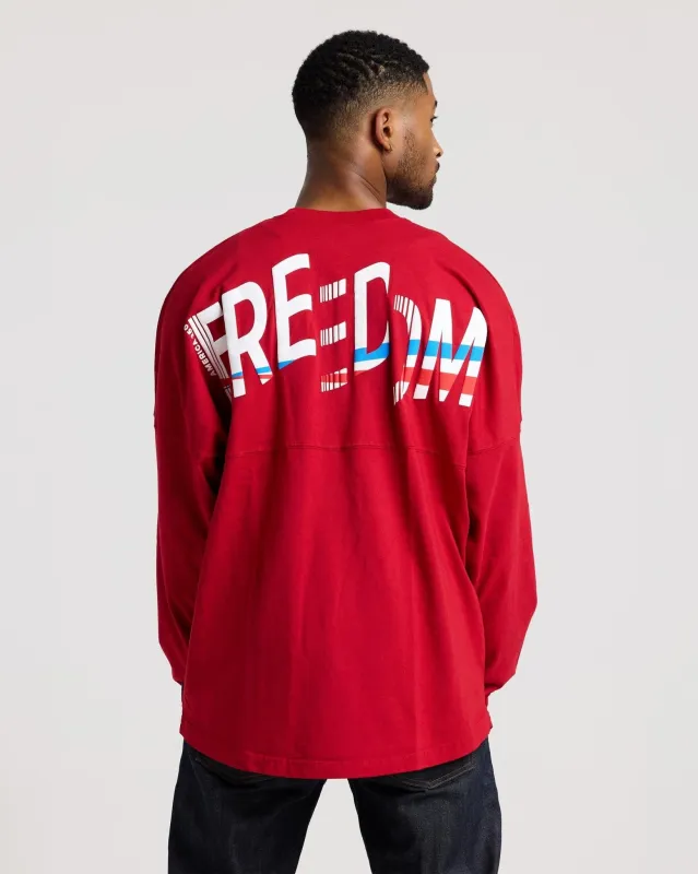Freedom Ribbon America 250 Spirit Jersey® made by Spirit Jersey