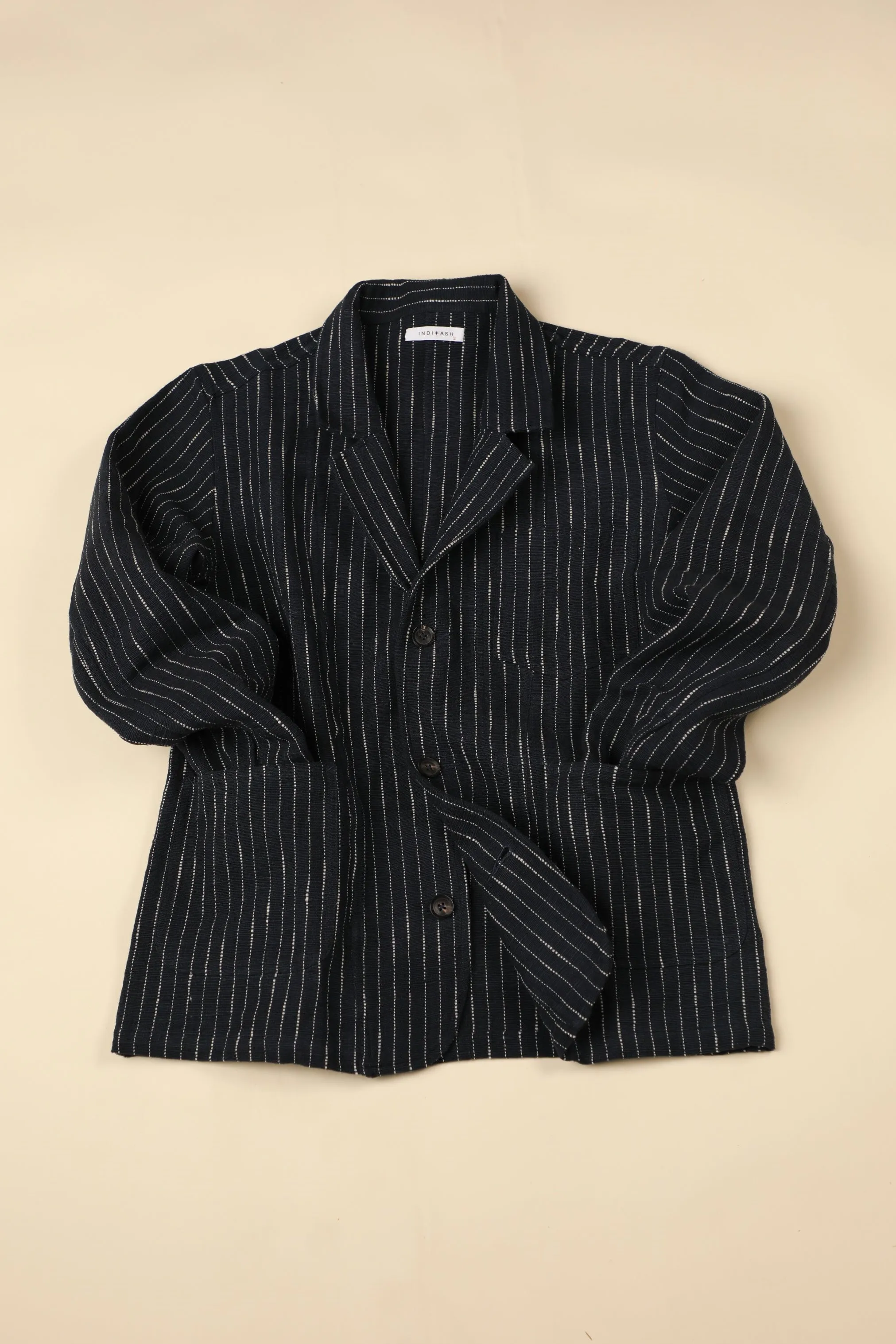 STUDY JACKET dark indigo/ecru sold by Indi and Ash product image thumbnail 2