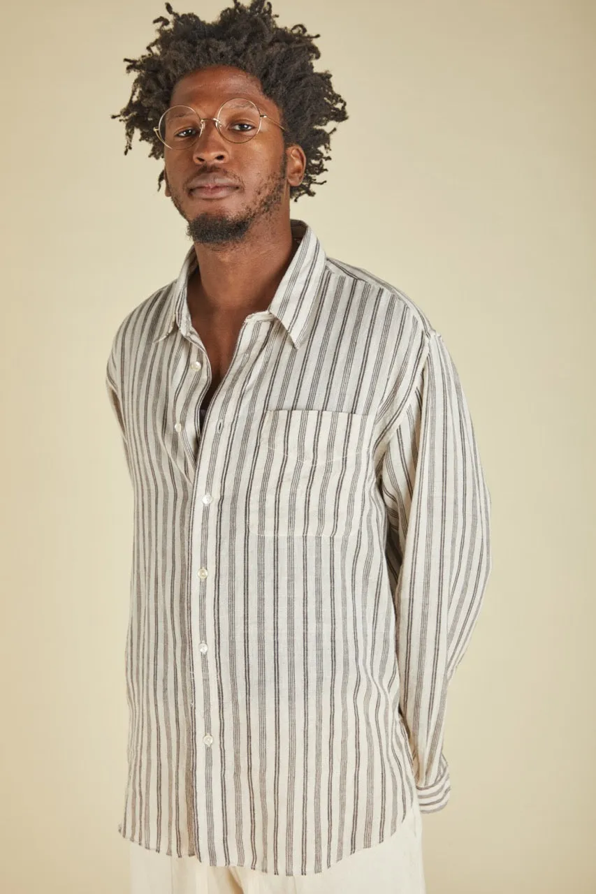 BROOK SHIRT natural/plum sold by Indi and Ash product image thumbnail 2