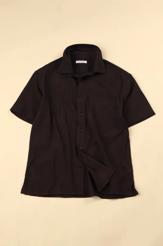 MARC SHIRT plum/iron end-on-end made by Indi and Ash