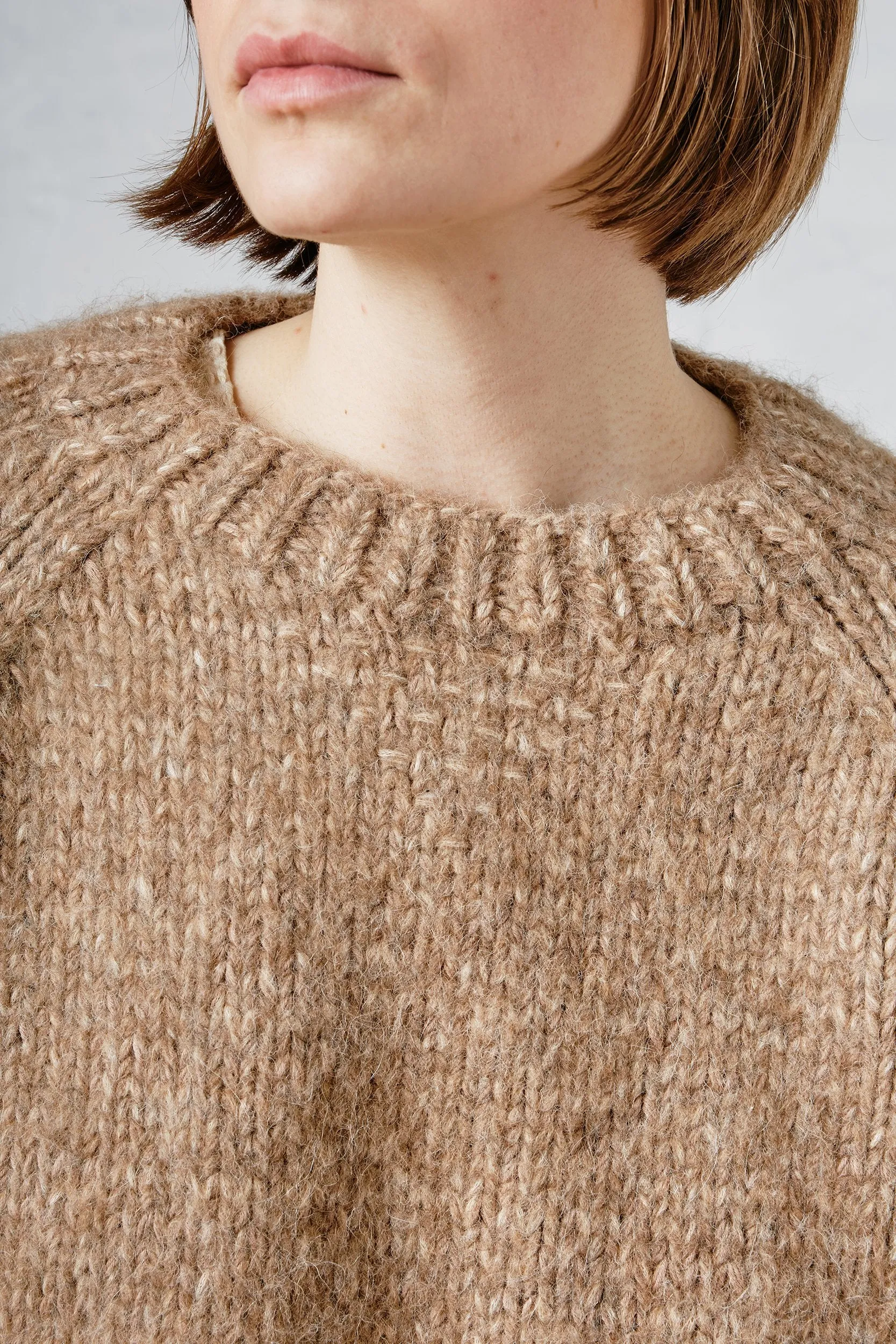 NOVA SWEATER molle/tan sold by Indi and Ash