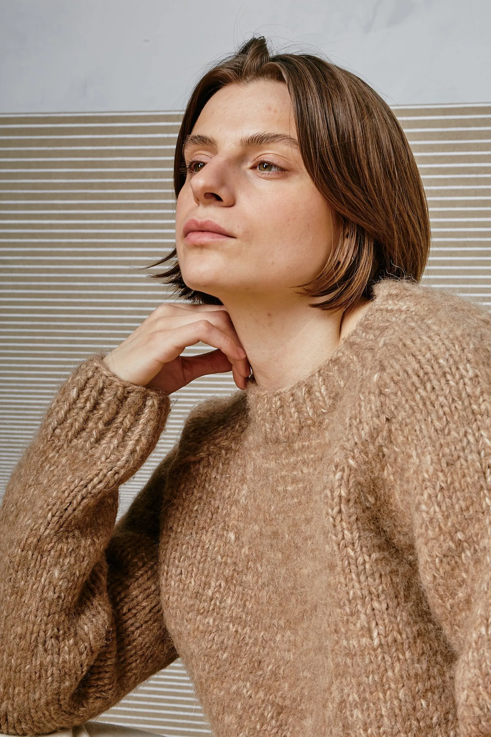 NOVA SWEATER molle/tan sold by Indi and Ash product image thumbnail 2