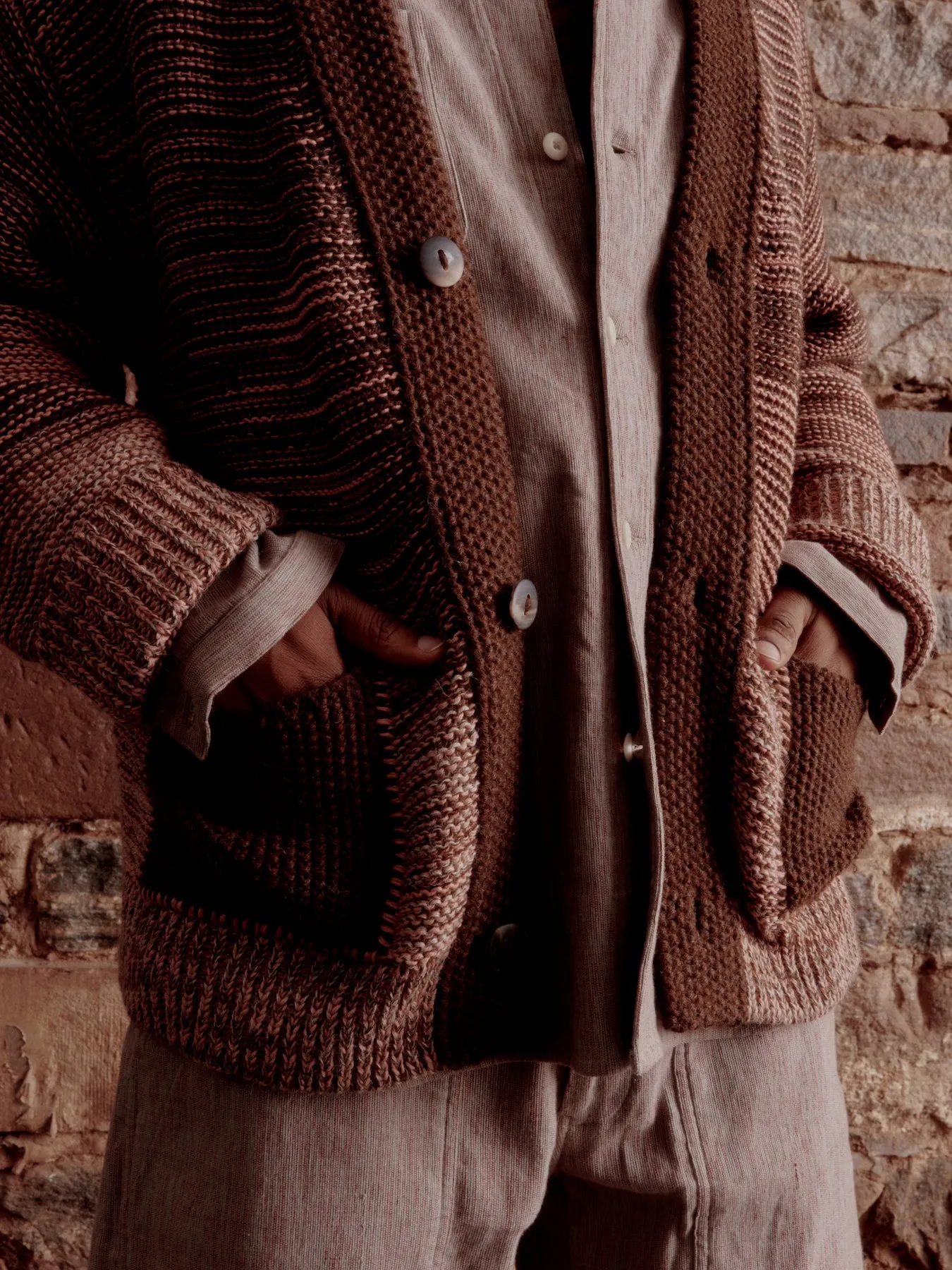 REN CARDIGAN brown/clay sold by Indi and Ash product image thumbnail 2