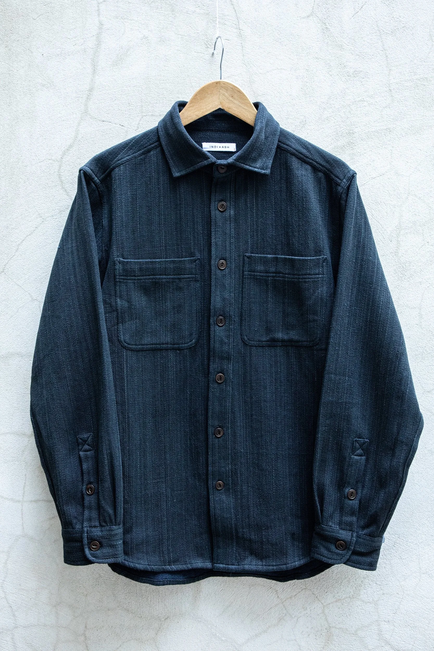 AMES WORKSHIRT iron/indigo denim sold by Indi and Ash product image thumbnail 2