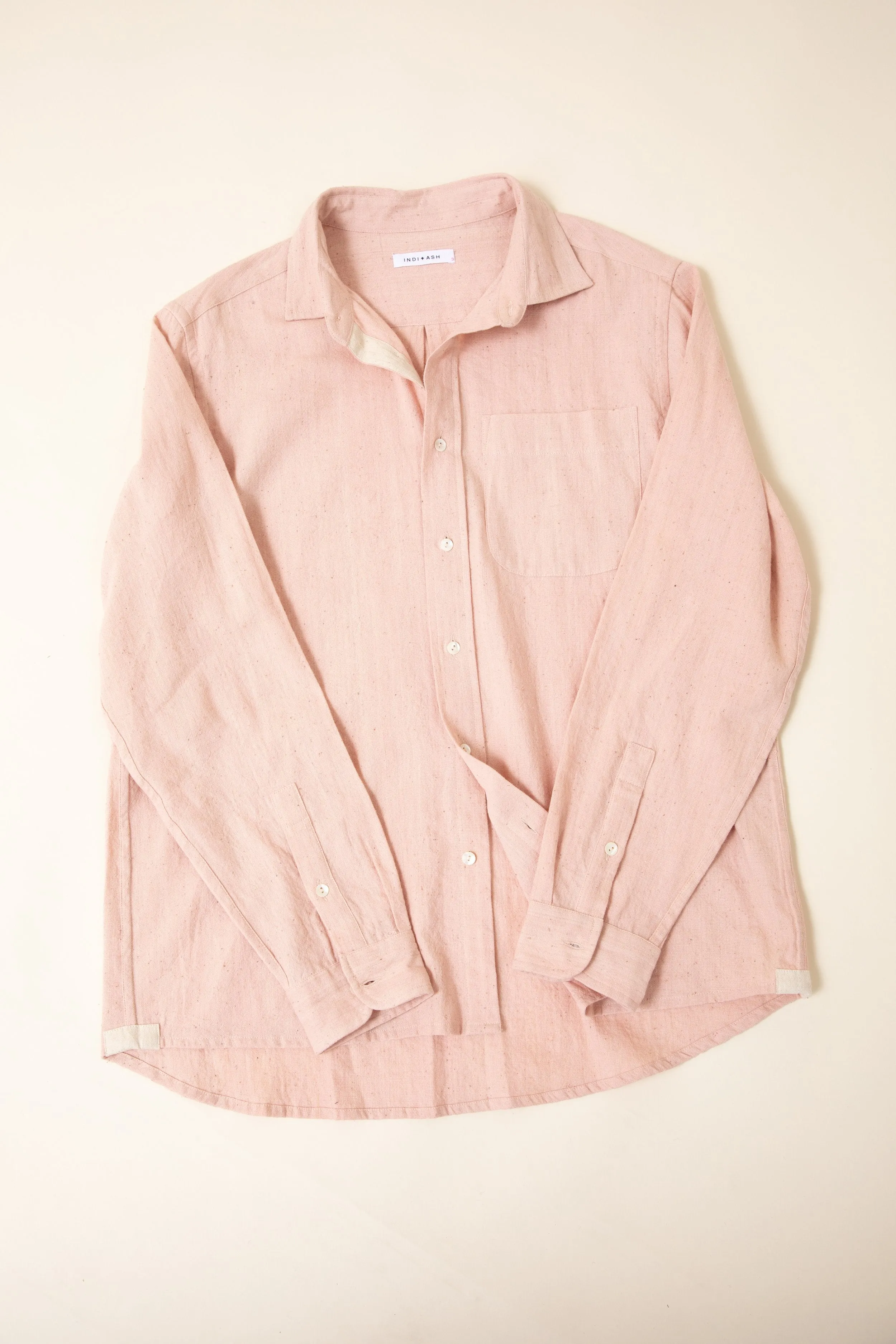 LS MATTY SHIRT sappanwood pink kala cotton sold by Indi and Ash product image thumbnail 2