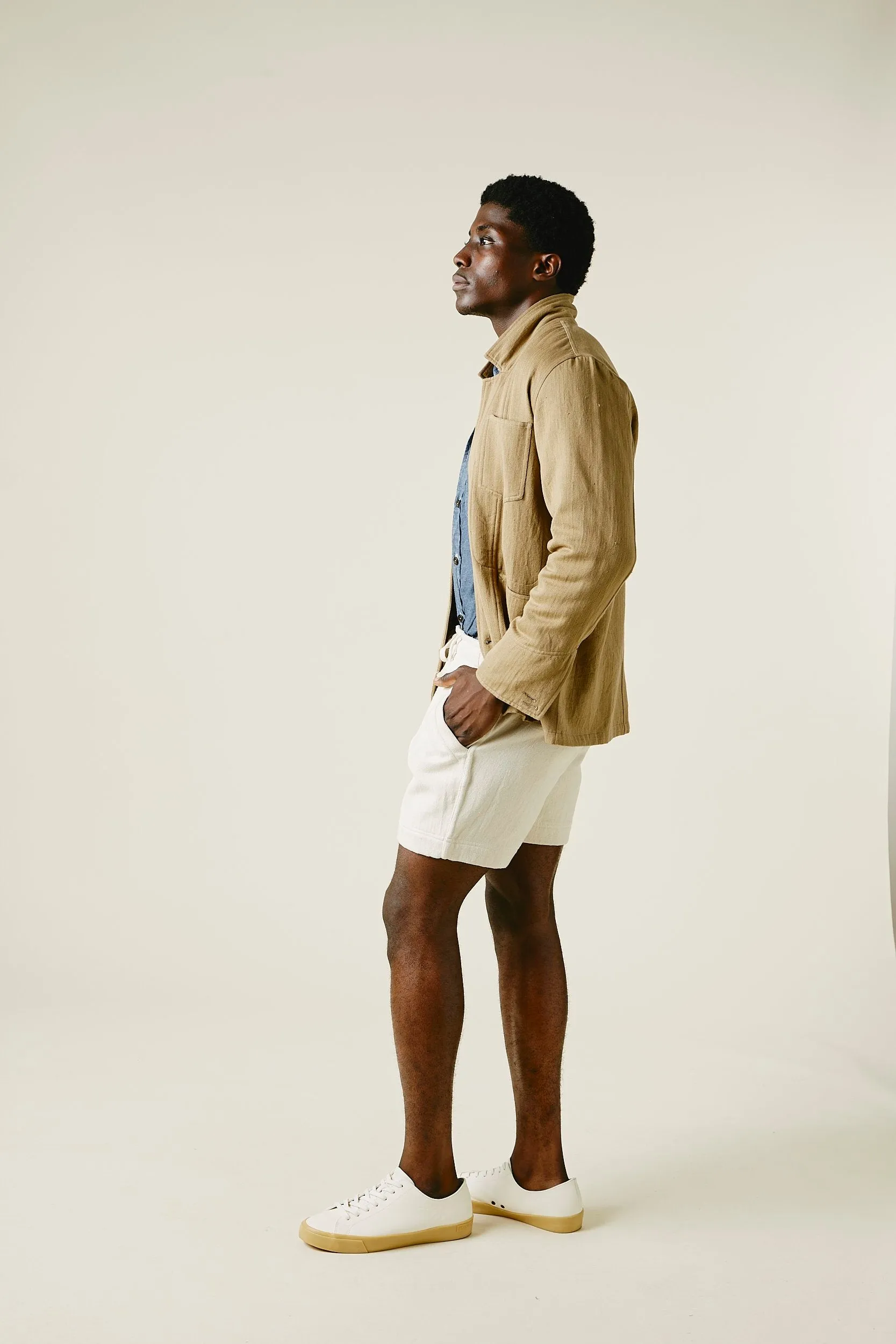 STUDY BLAZER chino khaki sold by Indi and Ash product image thumbnail 4