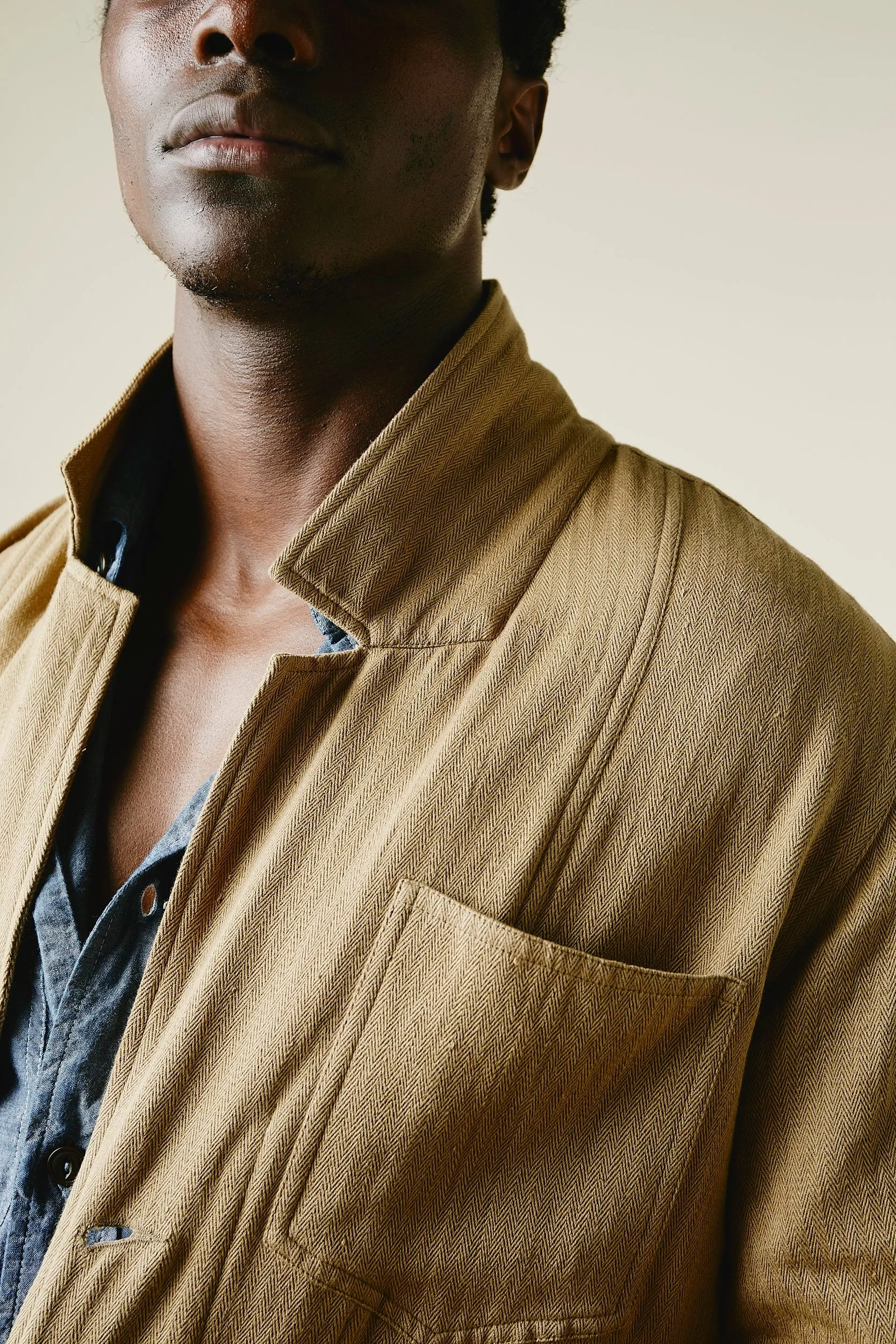 STUDY BLAZER chino khaki sold by Indi and Ash product image thumbnail 2