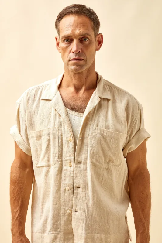 LAKE CAMP SHIRT natural undyed made by Indi and Ash