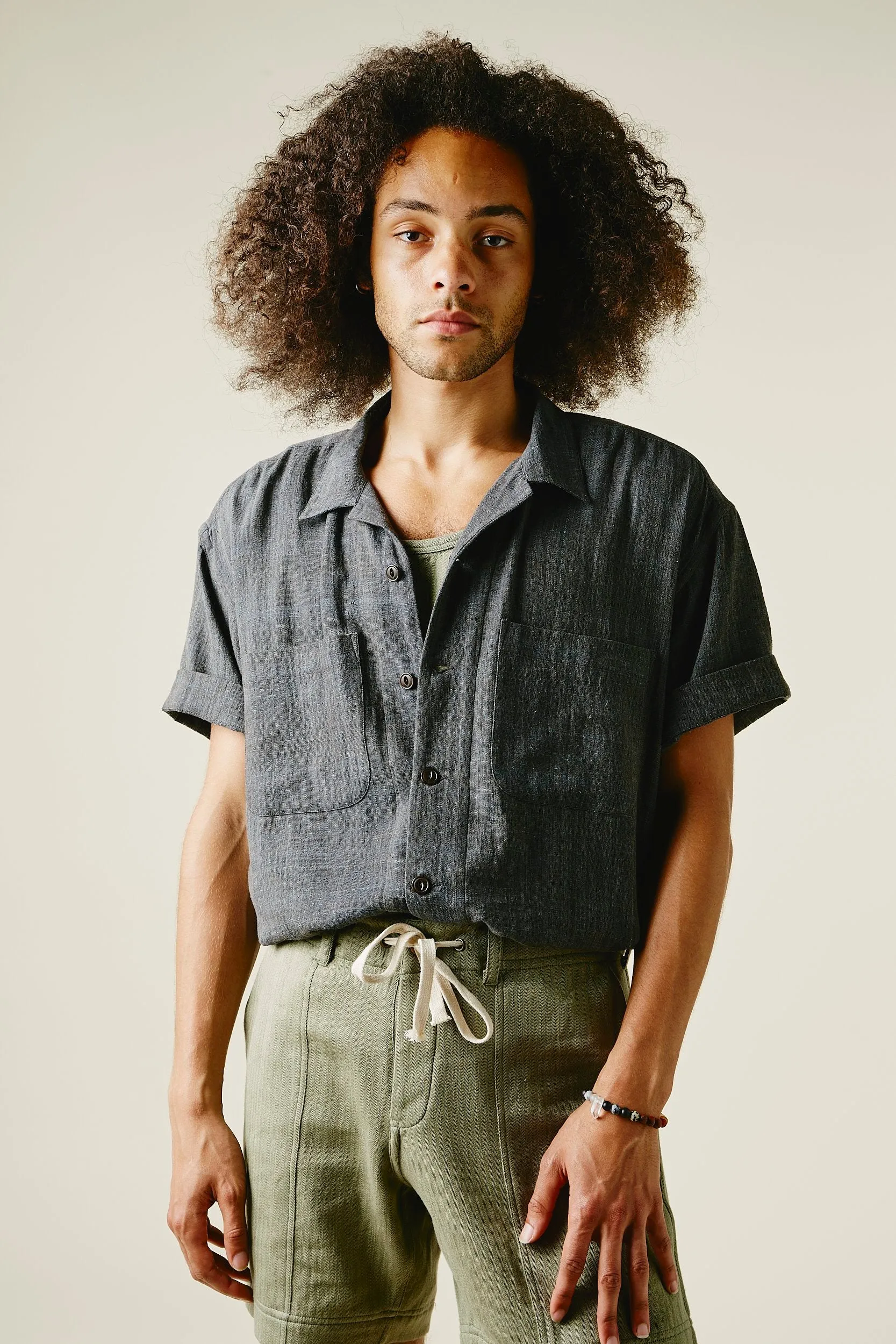 LAKE CAMP SHIRT iron/indigo sold by Indi and Ash product image thumbnail 2