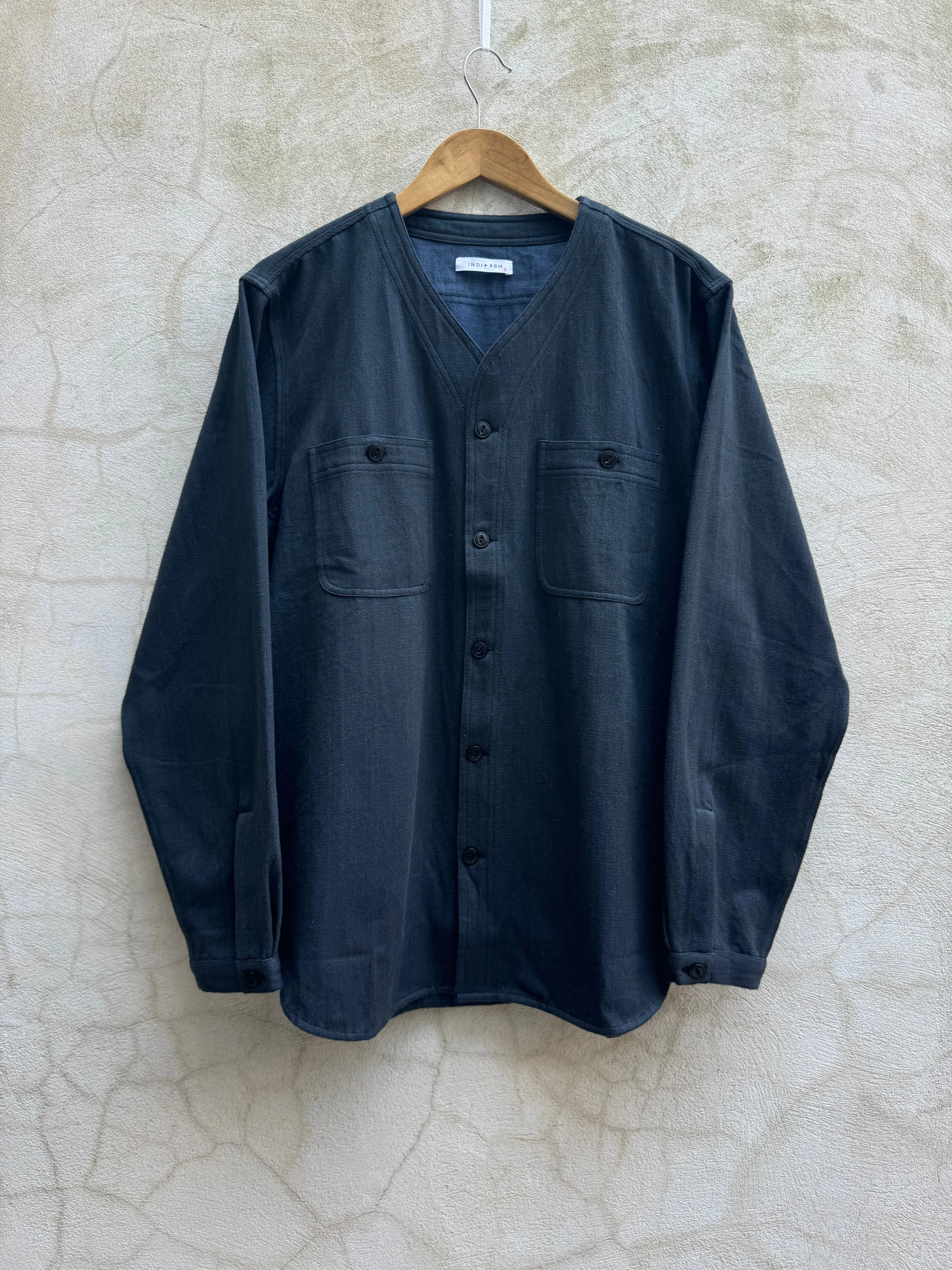 ANDREW SHIRT iron/indigo denim sold by Indi and Ash product image thumbnail 4