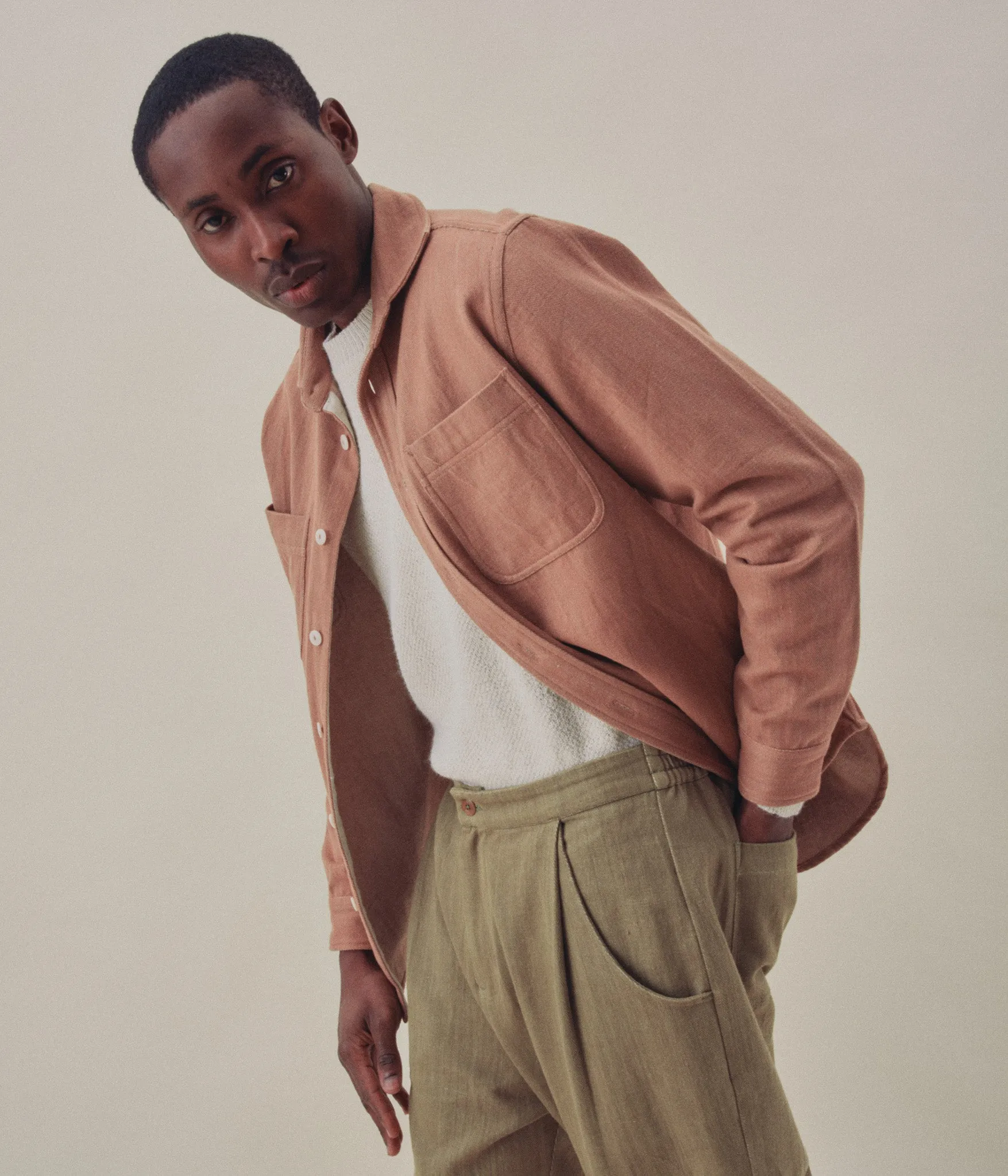 AMES WORKSHIRT cutch brown denim sold by Indi and Ash product image thumbnail 4