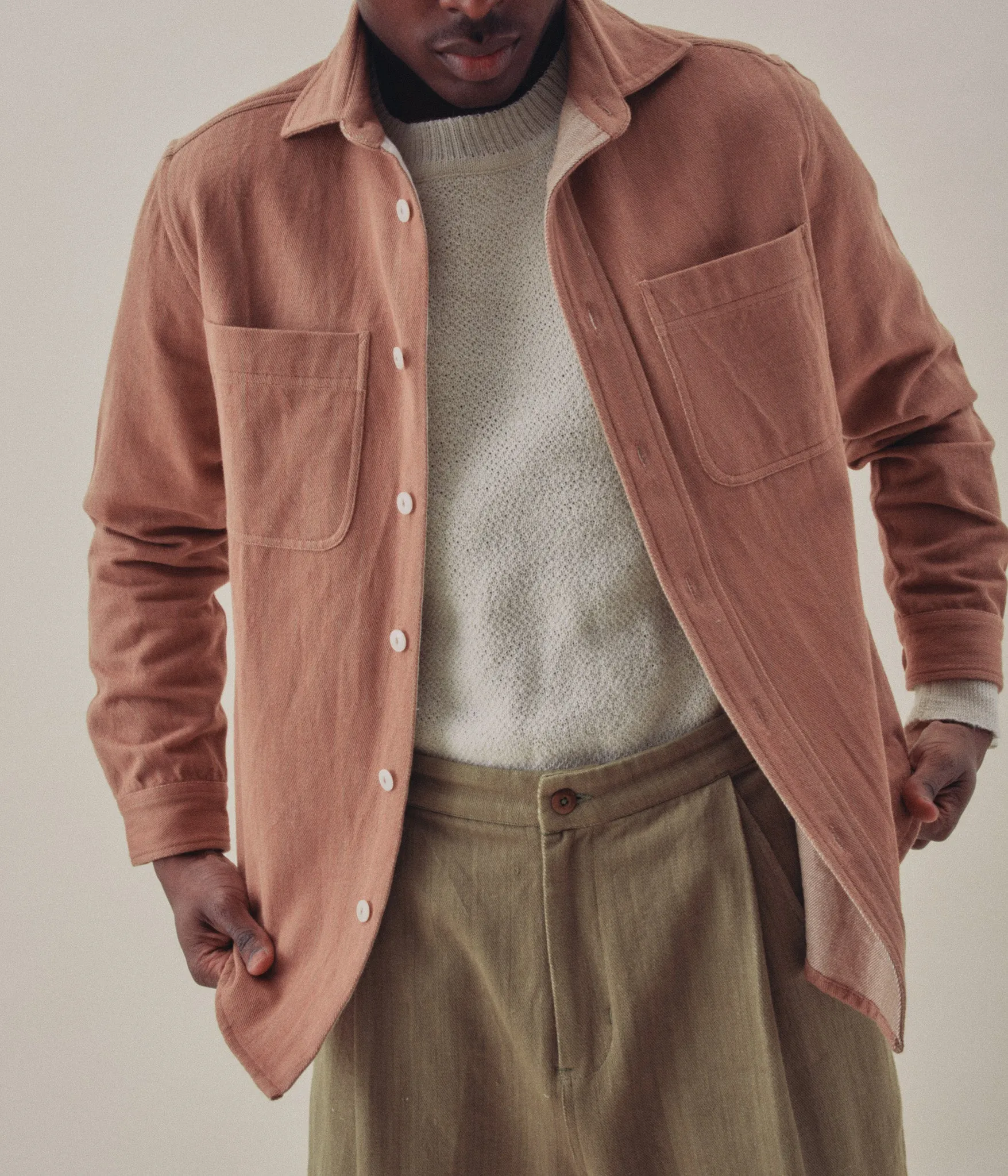 AMES WORKSHIRT cutch brown denim sold by Indi and Ash product image thumbnail 3