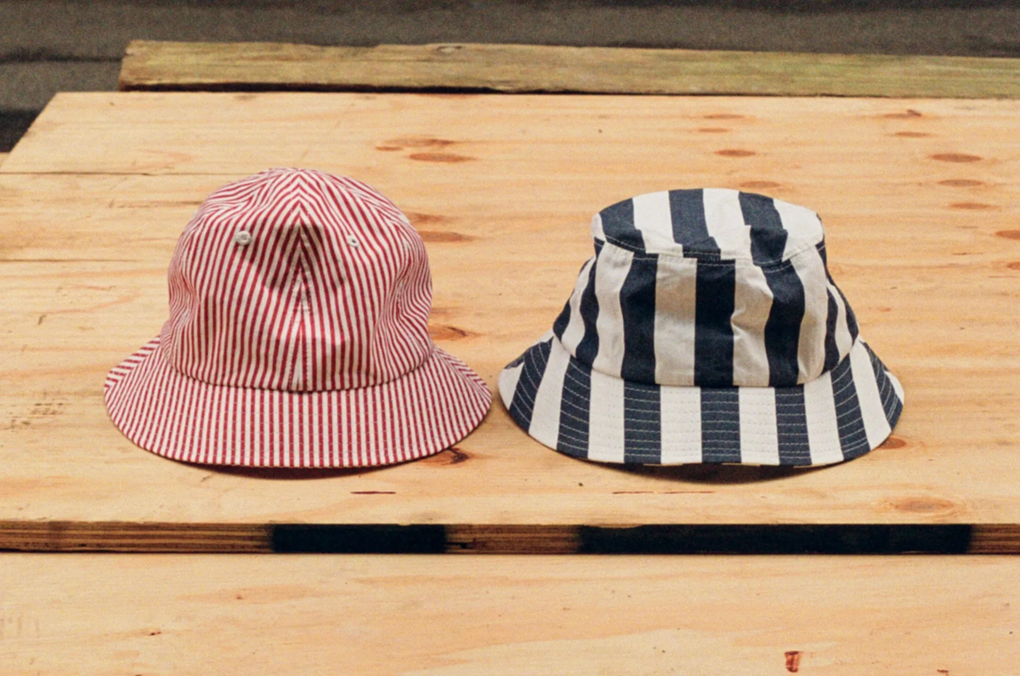 Striped Bucket Hat sold by Vito's New York