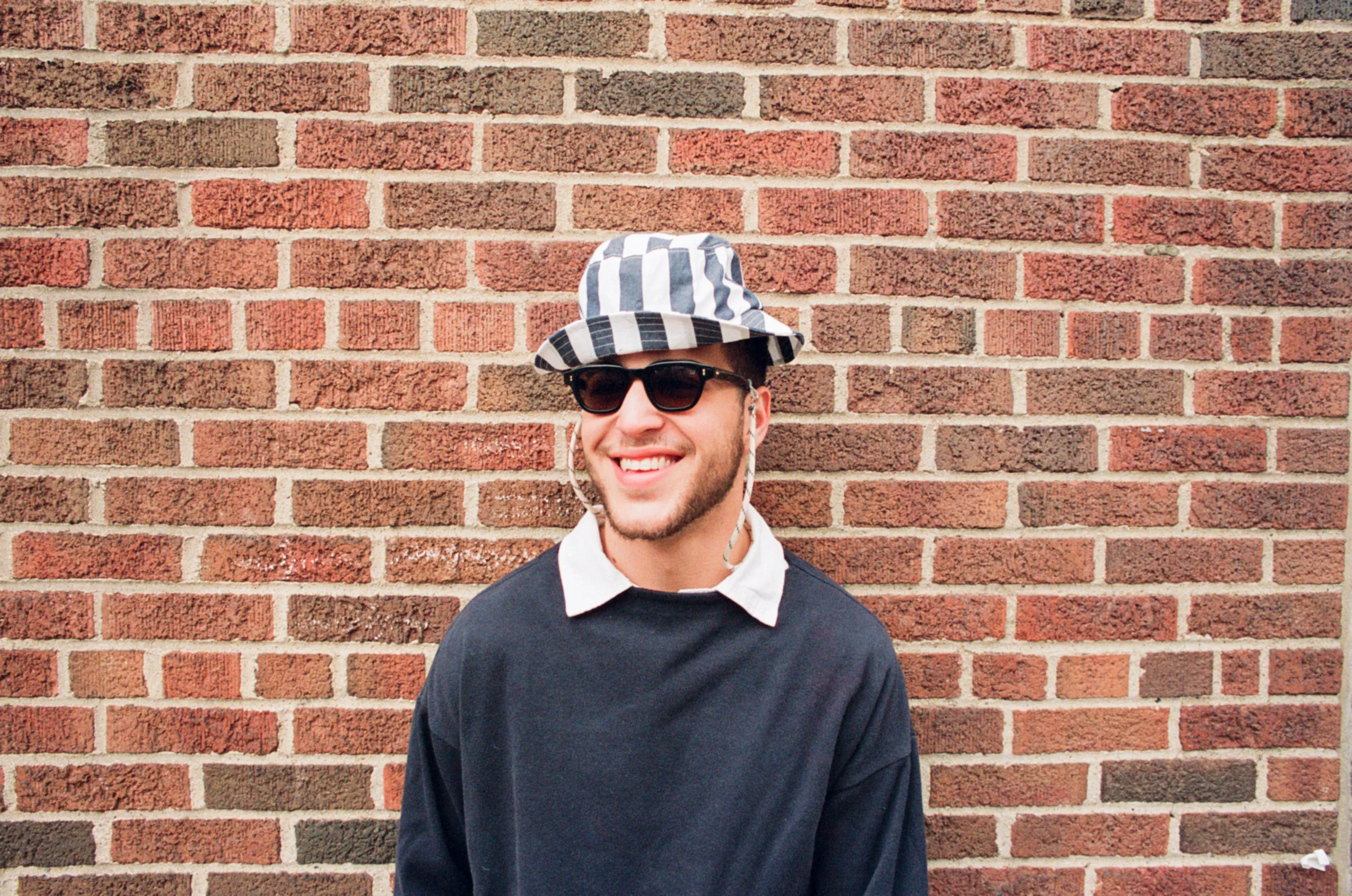 Striped Bucket Hat sold by Vito's New York product image thumbnail 5