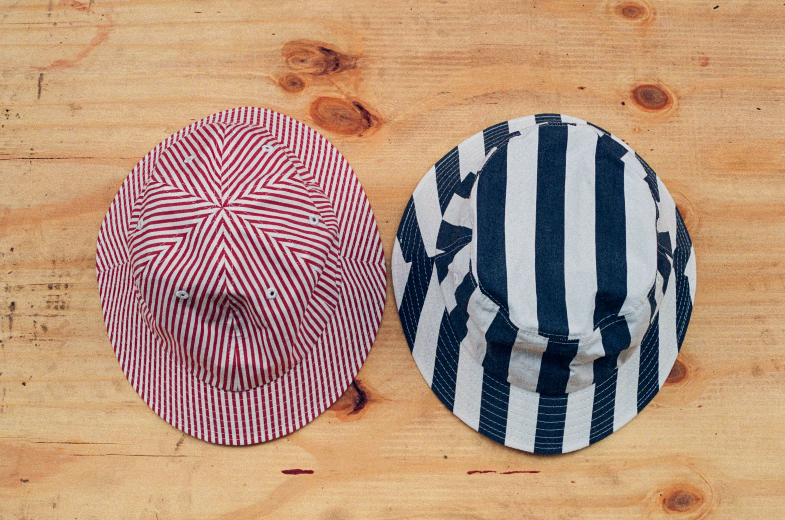 Striped Bucket Hat sold by Vito's New York product image thumbnail 2