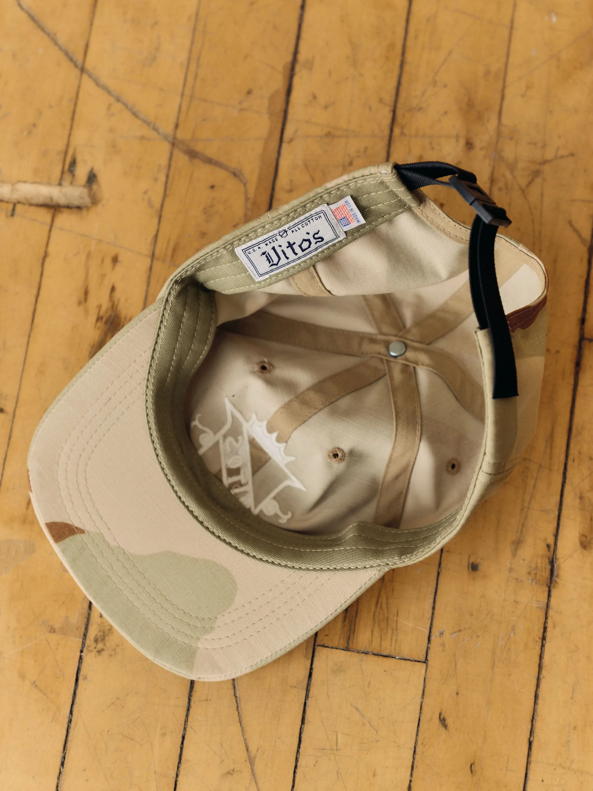 Camo Crest Cap sold by Vito's New York product image thumbnail 4