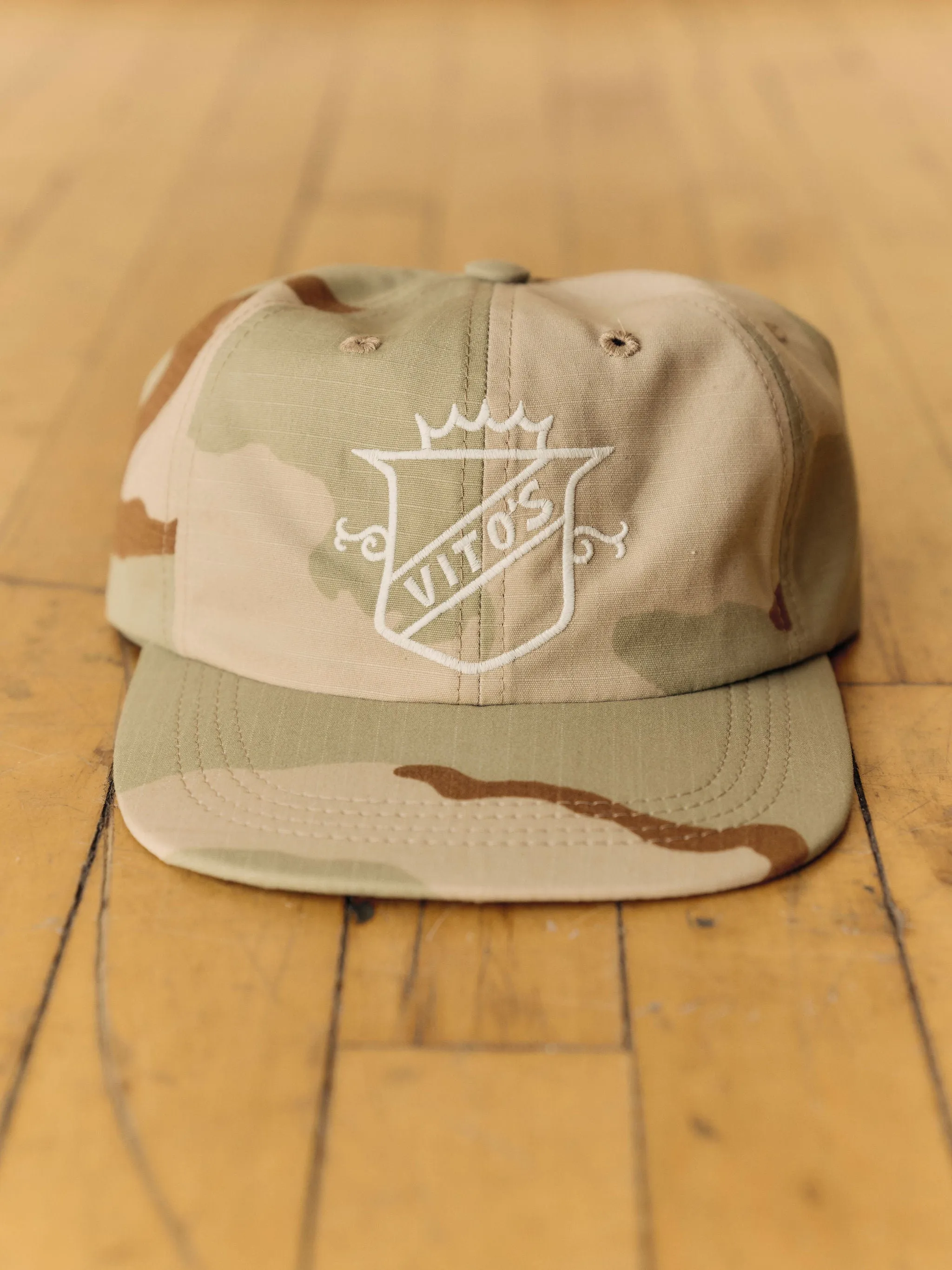 Camo Crest Cap sold by Vito's New York product image thumbnail 2