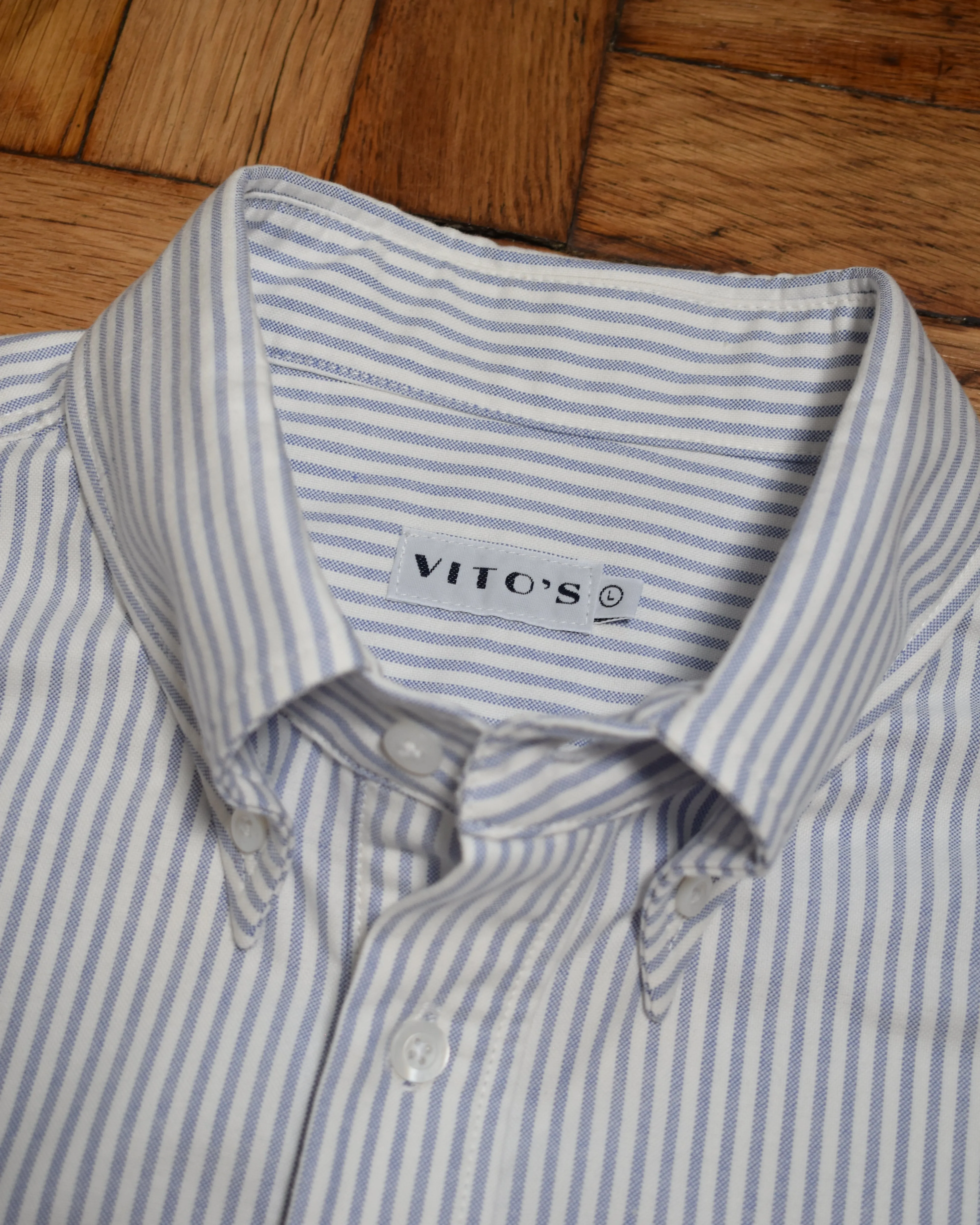 Popover Oxford Shirt sold by Vito's New York product image thumbnail 3