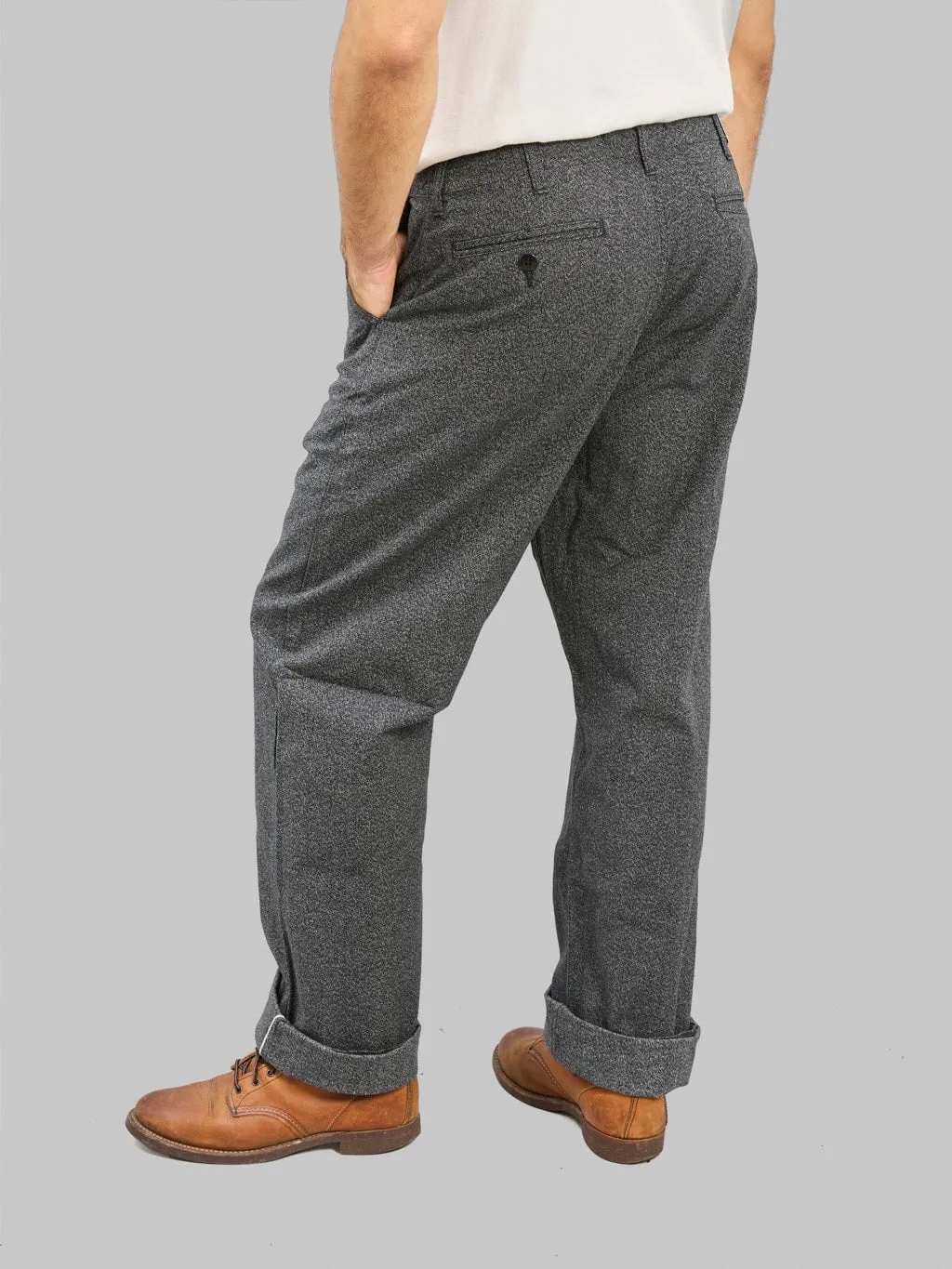The Rite Stuff Daybreak Salt & Pepper Work Pants Charcoal sold by Redcast Heritage product image thumbnail 5