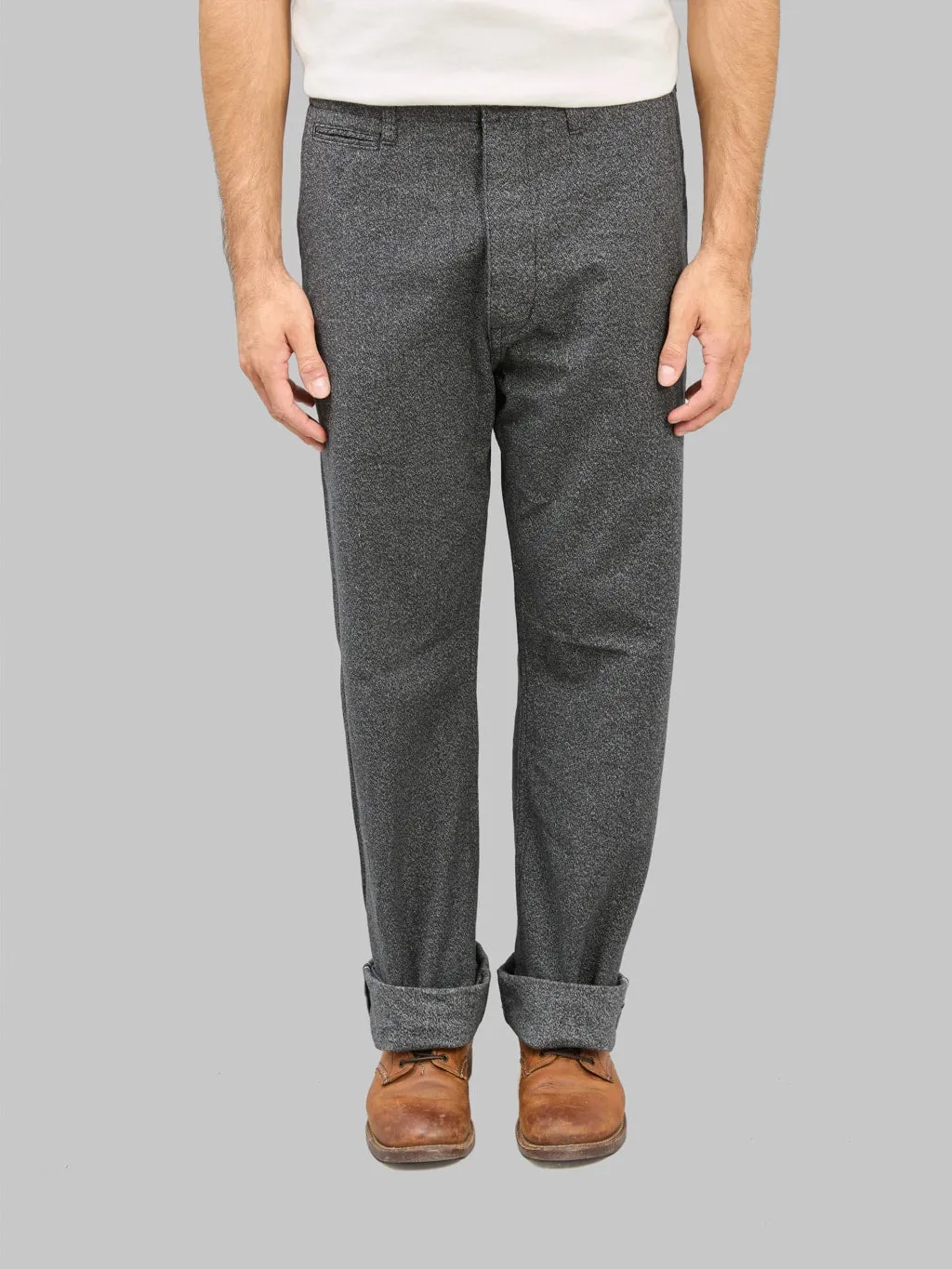 The Rite Stuff Daybreak Salt & Pepper Work Pants Charcoal sold by Redcast Heritage product image thumbnail 2