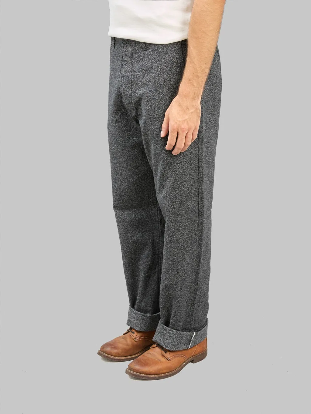 The Rite Stuff Daybreak Salt & Pepper Work Pants Charcoal sold by Redcast Heritage product image thumbnail 3