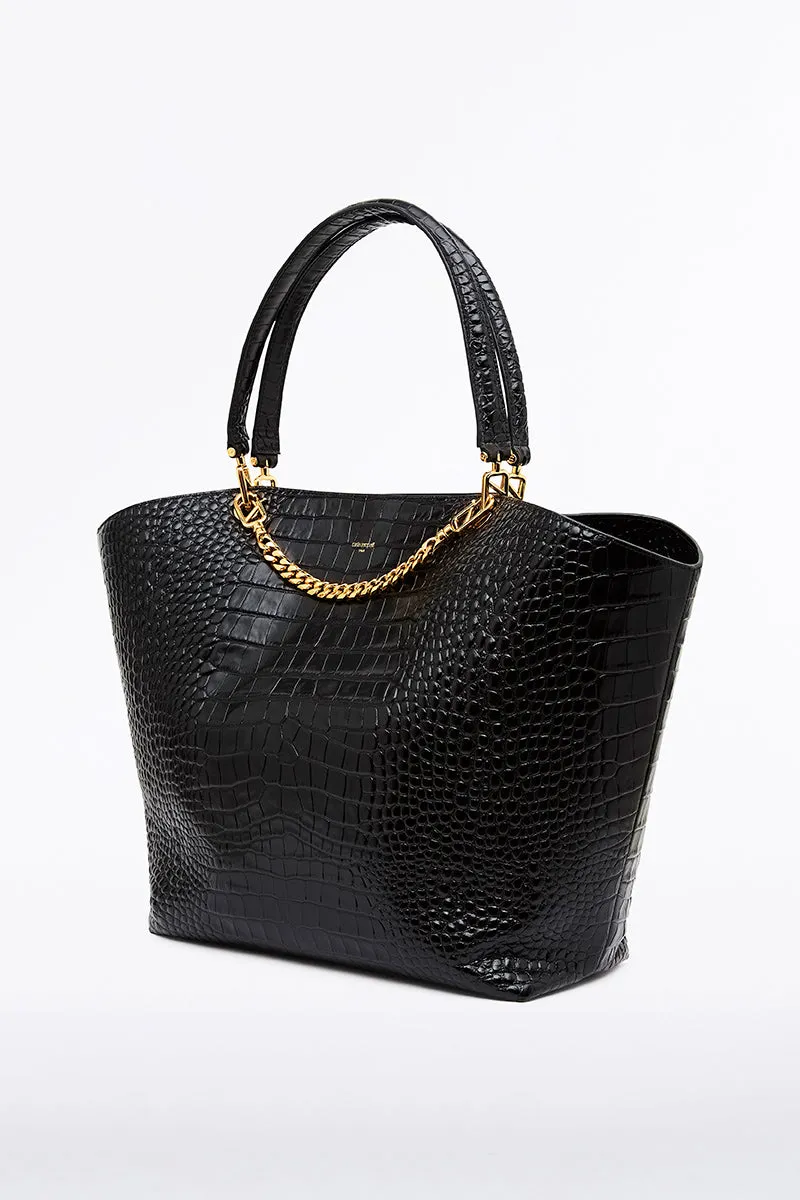 BLACK MILANO TOTE BAG sold by Carla Zampatti product image thumbnail 4
