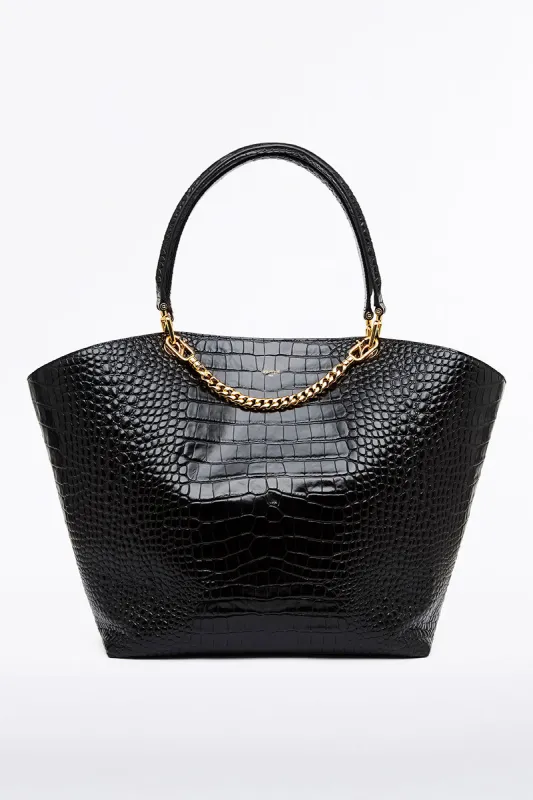 BLACK MILANO TOTE BAG sold by Carla Zampatti