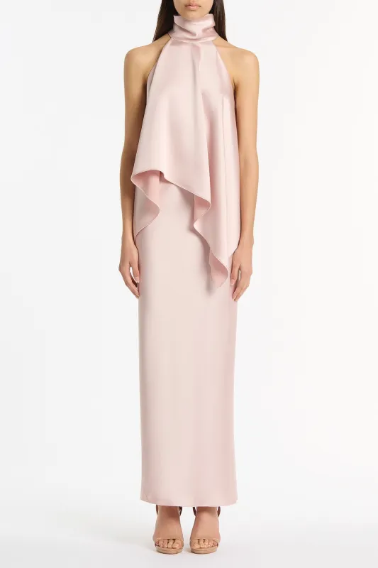 BLUSH LUSTRE SATIN BIAS SKIRT sold by Carla Zampatti