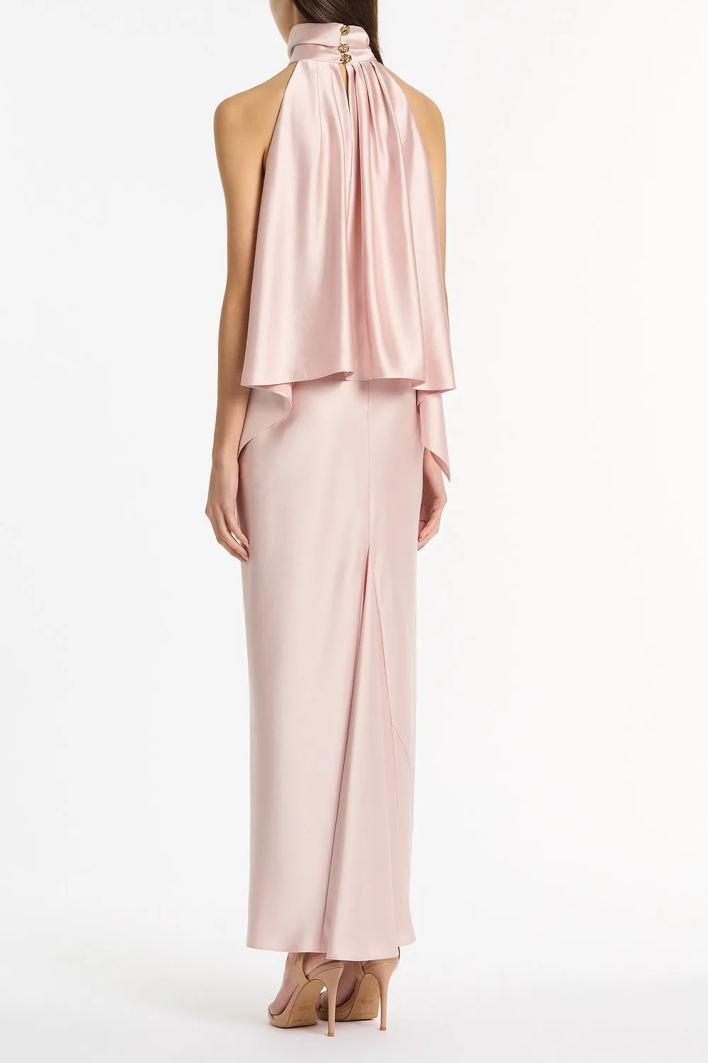 BLUSH LUSTRE SATIN BIAS SKIRT sold by Carla Zampatti product image thumbnail 3