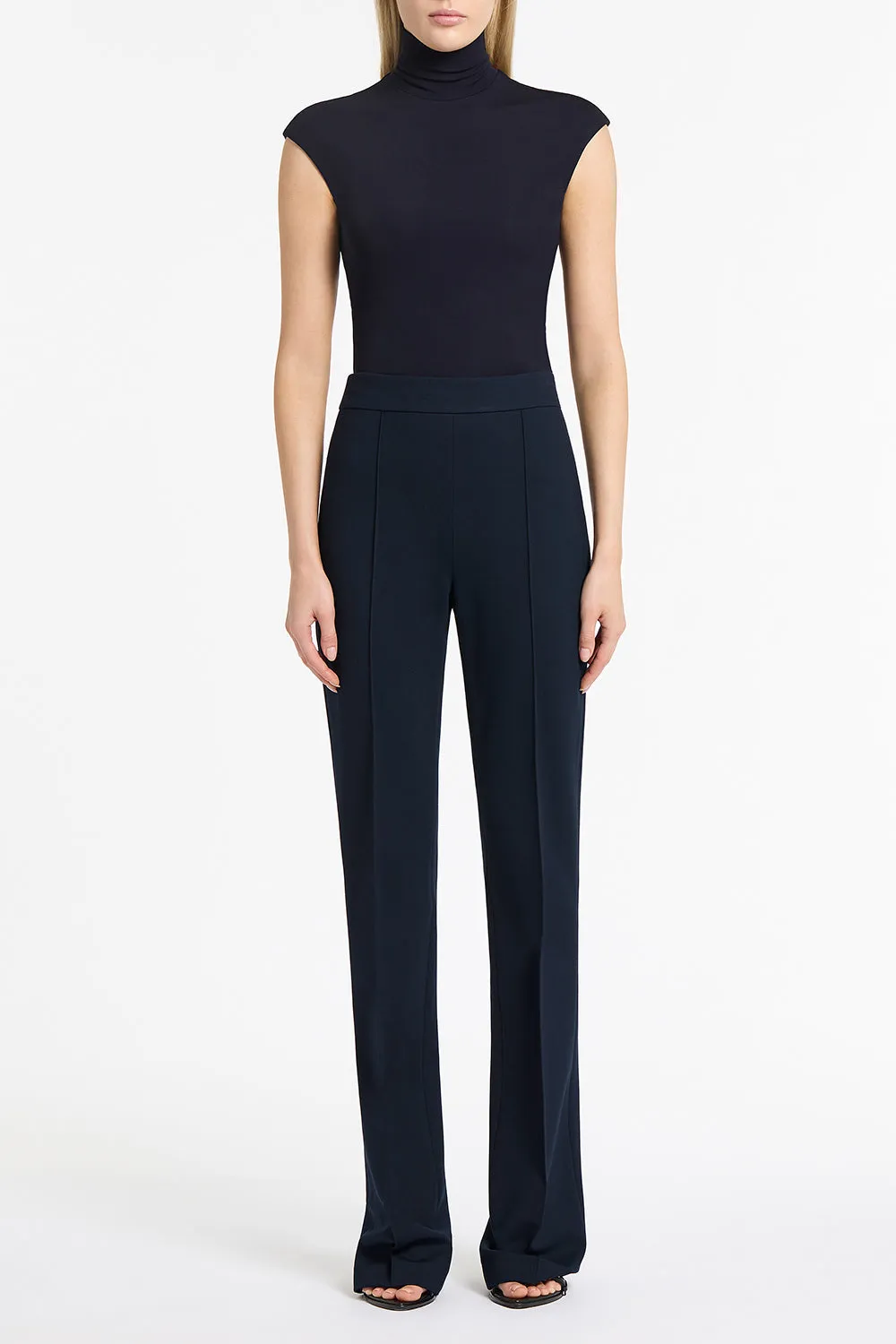 LIBERTY MATTE JERSEY EXTENDED POLO sold by Carla Zampatti