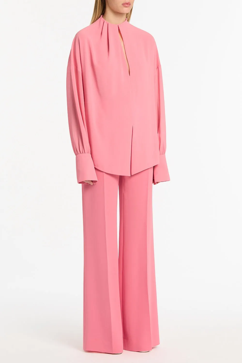 ROSE PINK GEORGETTE DROP SLEEVE BLOUSE sold by Carla Zampatti product image thumbnail 2