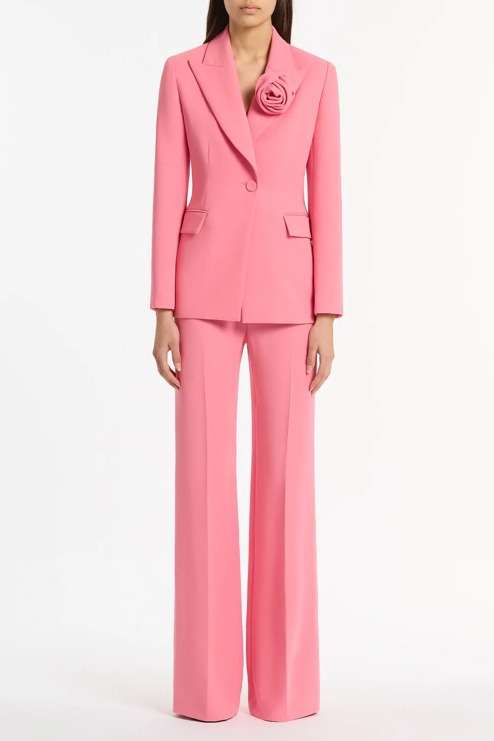 ROSE PINK CREPE ROSE BLAZER sold by Carla Zampatti