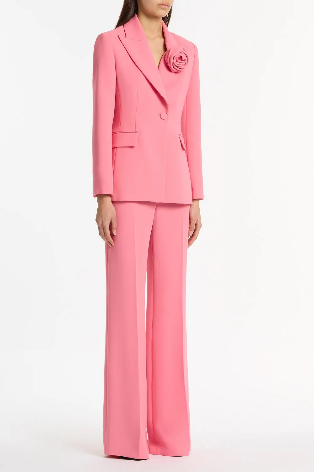ROSE PINK CREPE ROSE BLAZER sold by Carla Zampatti product image thumbnail 2