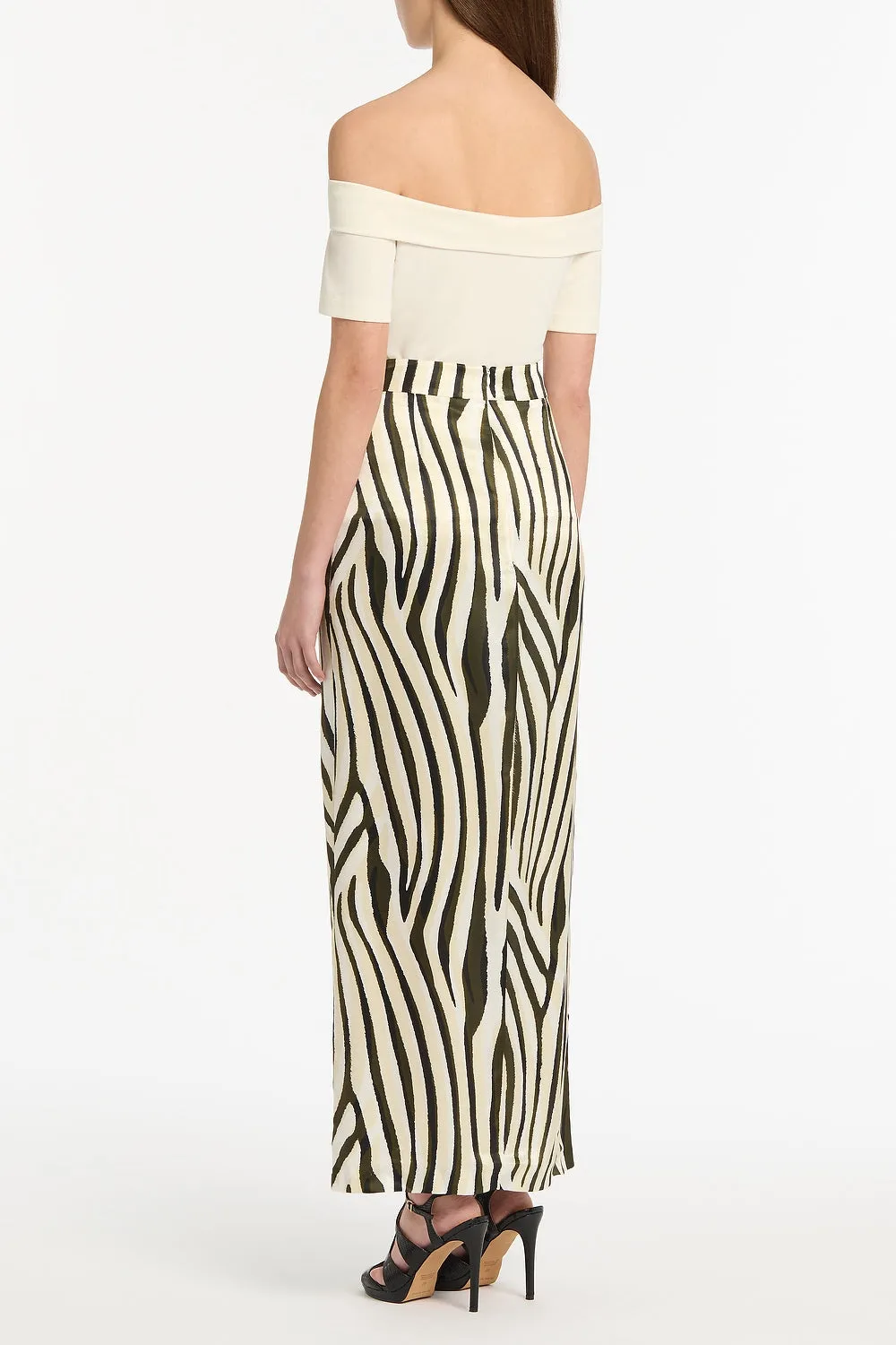 CREAM JERSEY OFF SHOULDER TOP sold by Carla Zampatti product image thumbnail 3